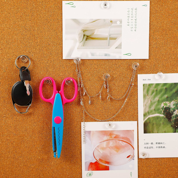 Gennemsigtige Push Pins Små Plastik Thumb Tacks Stålspids og