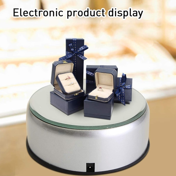 7 LED-displaystativ for krystaller glasskunstfigur 7 fargede je