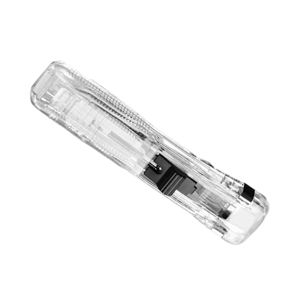 Papir-Musling Multifunktionel Praktisk Tidsbesparende Holdbar Håndholdt Papirclips Dispenser til Dokumenter Noter Transparent