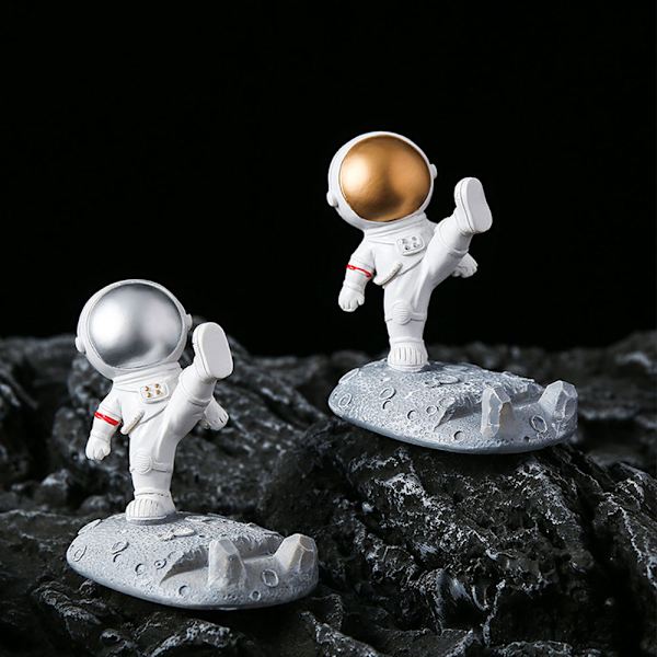 Telefonstativ Skrivbordstillbehör Harts Astronaut Figurer Heminredning