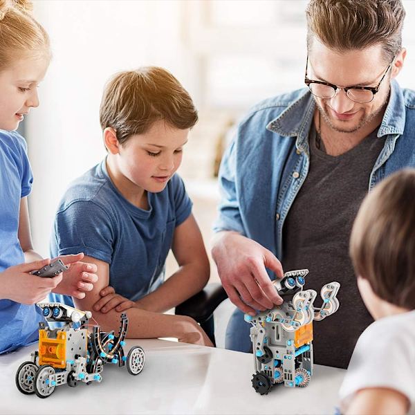 STEM Pedagogisk Leksak, Solcellsdrivna Robotar För Barn, DIY Vetenskapskit, Pedagogisk Gåva, Robotset, Lärande Genom Lek, Giftfria ABS-Material
