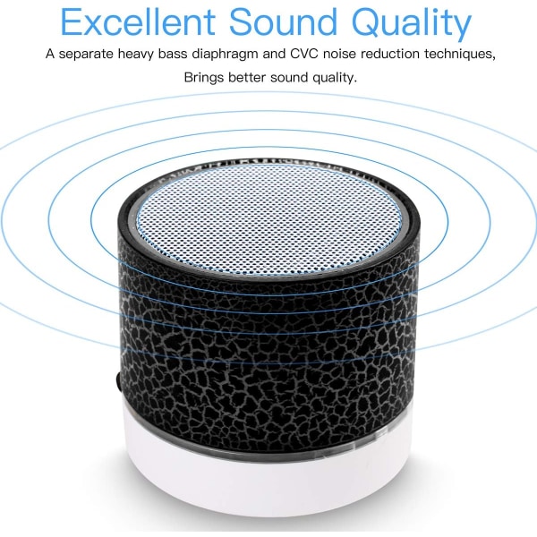 Bluetooth-kaiutin hyvällä äänenlaadulla ja musikaalisuudella, valkoinen