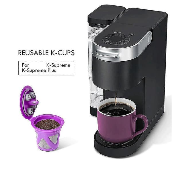4 st Återfyllningsbara K-koppar Kaffekapslar Återanvändbart K-koppfilter,c