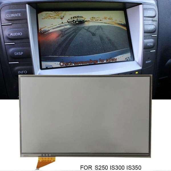 7,3 tommer Touch-skærm Panel Glas Digitizer til Is Gs Rx Prius Is250 Is350 Isf Mfd Radio Navigation