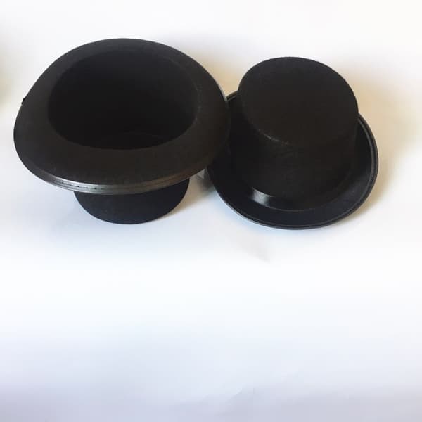 Børneafdeling Gala Hat, Cylinderhat, Pandebånd, Elegant, Filt, 20