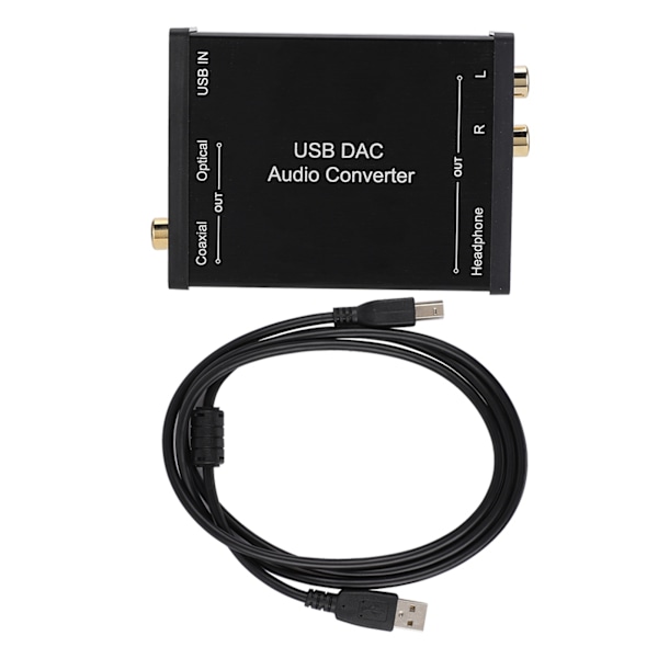 GV‑023 Digital till Analog DAC Audiokonverterare USB Audio Ljudkort