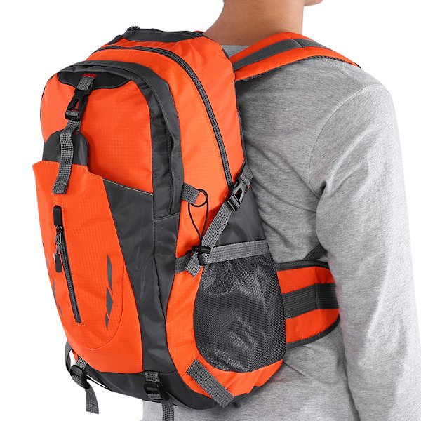 Free Knight 40L Vattentät Väska Camping Klättring Utomhus Resor Vandring Ryggsäck Orange
