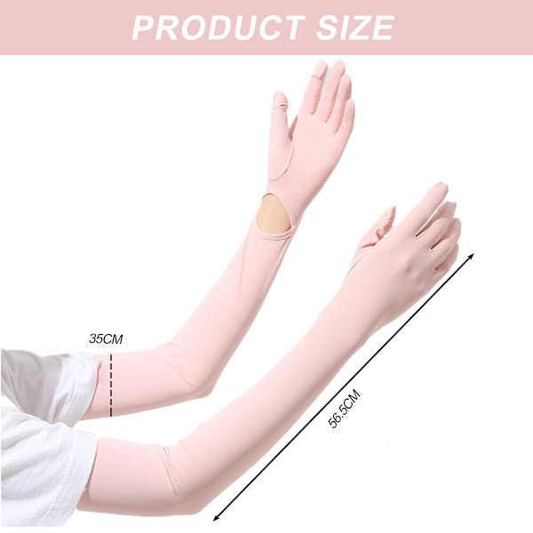 Solærme til Mænd og Kvinder med 2 Fingerhuller Anti-Slip Lange