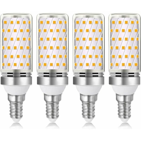 E14 LED-lampa, energibesparande icke-dimbar 16W LED-lampa, motsvarande 100W halogen, varmvita 3000K glödlampor för sovrum och kökskrona,