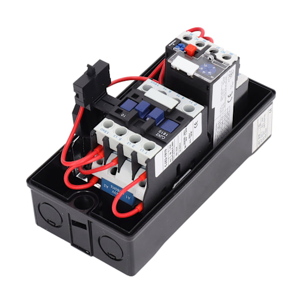 Magnetisk Elektrisk Motorstarter Kontrolswitch Motorbeskyttelse med Gummibøsninger 12‑18A