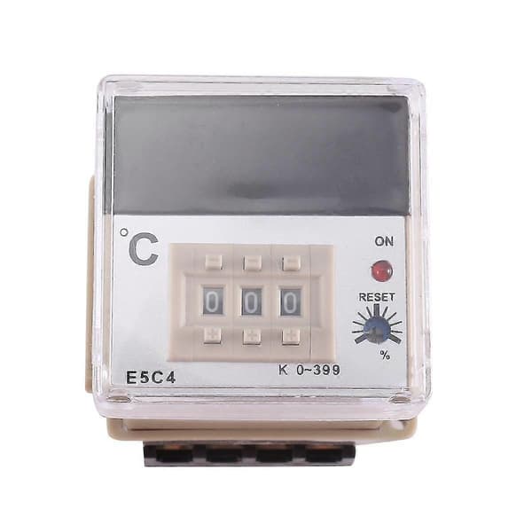 1 stk. E5c4 Guide Skinne Type Temperatur 0~399 Digital Display Pointer S