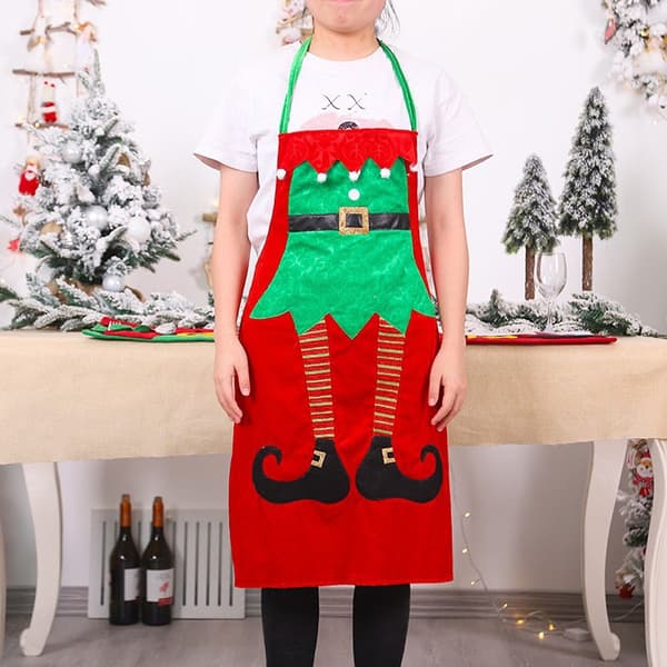Sjove juleforklæder til bagning til kvinder mænd køkken madlavningsforklæder søde Thanksgiving juleforklæde gave til bagere style 3