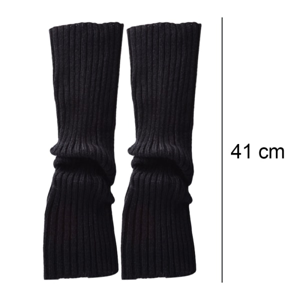 Naisten 80-luvun Ribbed Leg Warmers Neulotuista Villasta Krokoidut Pitkät Saappaat