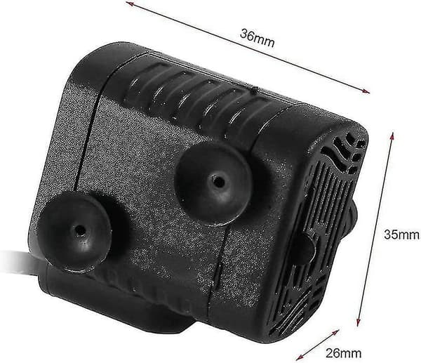 48gph [180l/h] 3W extremt tyst vattenpump
