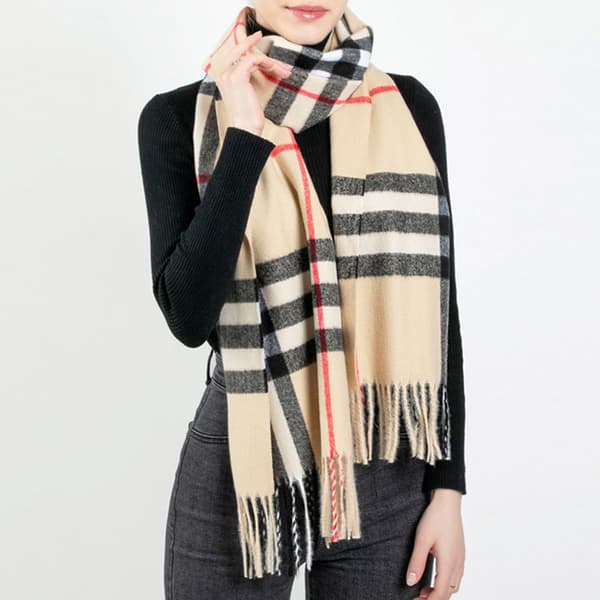 Ternet tørklæde Dame vinter varmt tykt klassisk uld cashmere tørklæde Efterår vinter herre tørklæde