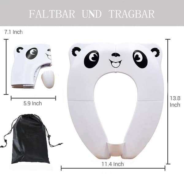 Foldbar toiletsæde