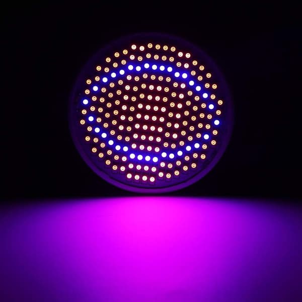 LED Växtlampa, Fullspektrum E27 Högeffekts Panel 300 LED H