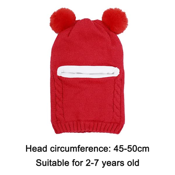 1 st Baby Vintermössa Halsduk Set, Unisex Spädbarn Småbarn Barn Mössa Halsduk