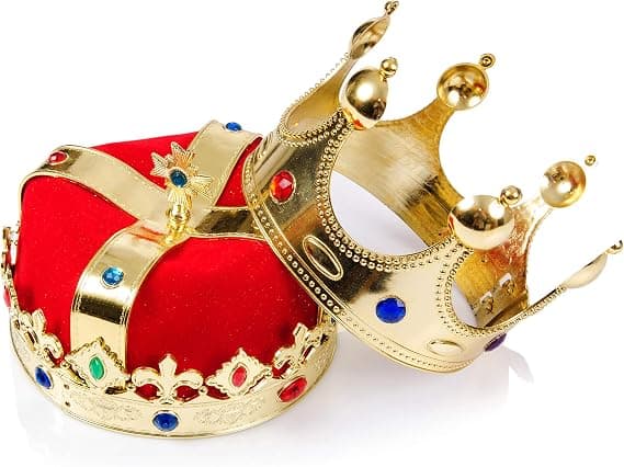 Pocket Regal Kungakrona Röd och Guld