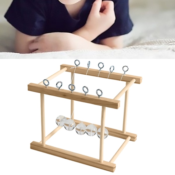 Newtons Vugge DIY Vitenskapseksperiment Leke for Barn Utdanningsintelligensutviklende Leke