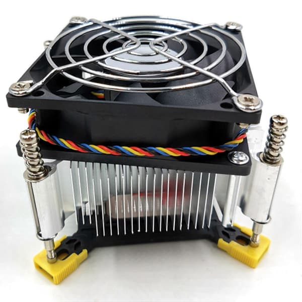 5x CPU-kjøler Vifte Kjøling 1366 2011 1155 4-pinners Ledning Temperaturkontroll Og Hastighetskontroll Radiator