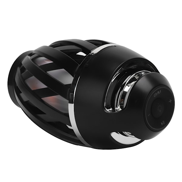 Bluetooth-högtalare LED-flamma Ljus Bärbar Högtalare Färgglad Ambience Lamp Högtalare