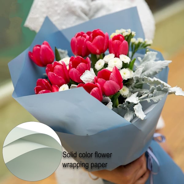 Blomsterinnpakningspapir Blomsterbukett Gaveinnpakning Forbruksvarer Mon