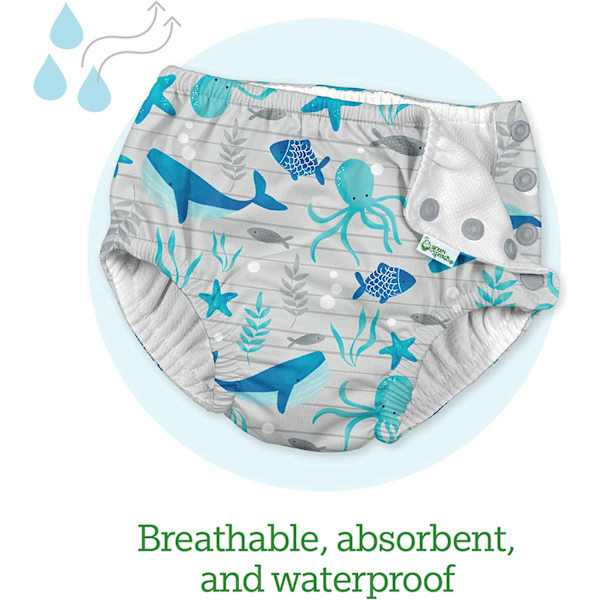 by green sprouts Snap Reusable Swim Diaper | Ingen annan blöja behövs