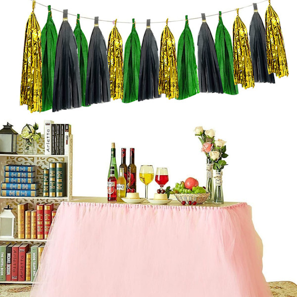 150 kpl Paper Tassels -riipuksia, DIY-riipus, yksiväriset paperikoristeet, juhla- ja hääkoristeet, festivaaleille, vauvakutsuille