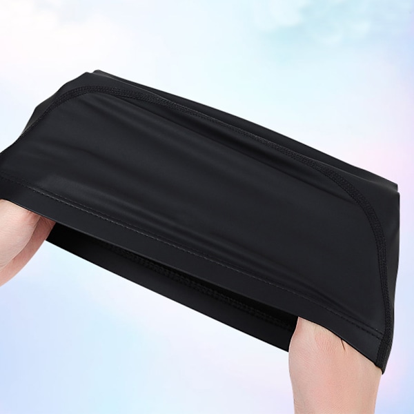 Badmössor för alla, Vattentätt solskydd Lättorkande, Svart Universal Passform (2-pack)