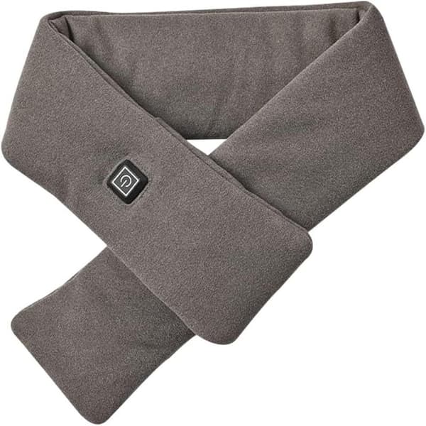 USB-lämmitettävä huivi päähän, 80 cm, harmaa