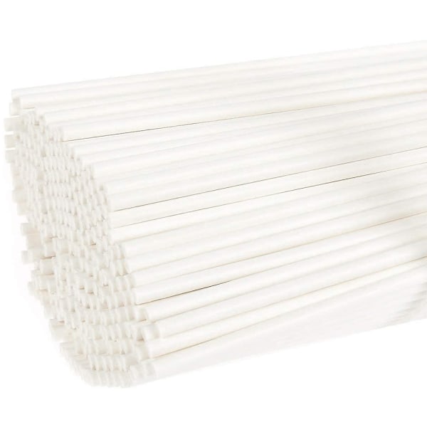 100 stk. Lollipop-pinner, Marshmallow-pinner, Matvaresikker Kreativ Multifunksjonell Lollipop-sugerpinne 152*4mm