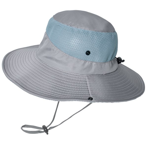 Solhat til kvinder med bred skygge, foldbar, UV-beskyttelse, strandhat