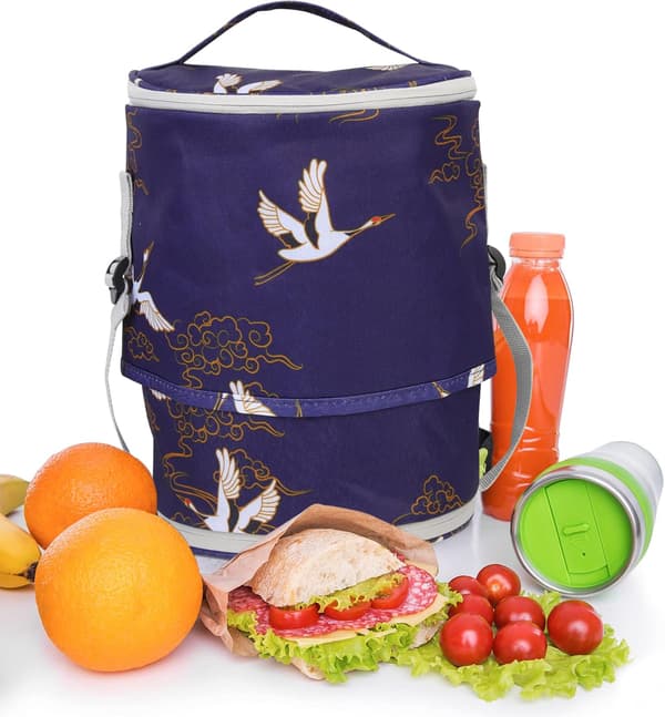1 stk Isolert lunsjpose for barn Snørestreng Bento-pose Kontor Tote Lunsjboks