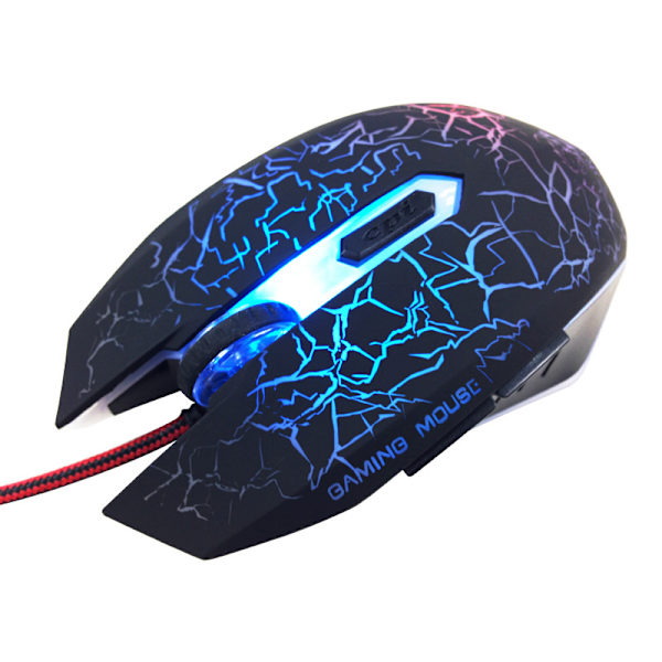 Luminous Gaming Mus Svart