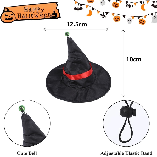 Sæt med 2 Halloween-kappe sæt Halloween-kappe sæt kæledyrs hundekappe