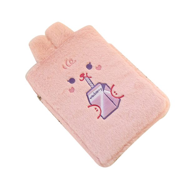 Tablettveske Bag Søt Tegneserie Glidelåsåpning Anti-Riper Tablett Oppbevaringsfôrpose for 9.7in 10.5in 11in Tablett Rosa