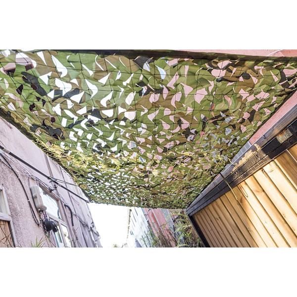 Skovkamouflage Net - camping, militær, solskygge net, 2 x 3 meter