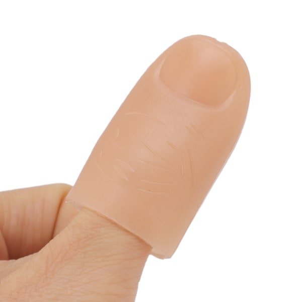 5 Par Finger Lysende Tommelfinger PVC 3V 40mAh Batteridrevet 4,5cm LED Falske Fingerlys til Performance Rekvisitter Hvid