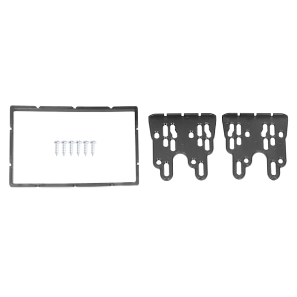 2DIN Bilstereo Radio Facia Instrumentbræt Panel DVD Ramme ABS Udskiftning til Accent 2009‑2012