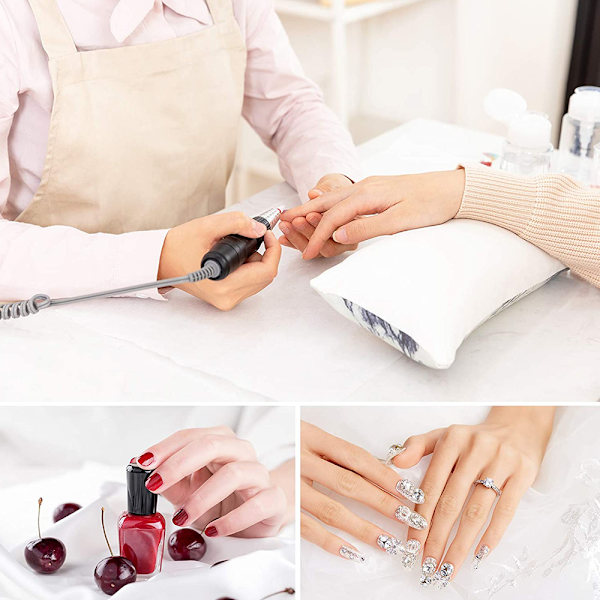 7st keramiska nagelborrset set ta bort gel akryl nagelband Diamant nagelborrverktyg för manikyr pedikyr hemsalong Använd bra present