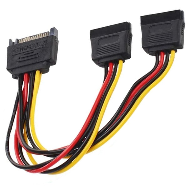 15-nastainen virtajohto, Cable Creation SATA 15-nastainen uros 3x15-nastaiseen naarasvirranjakajakaapeliadapteri