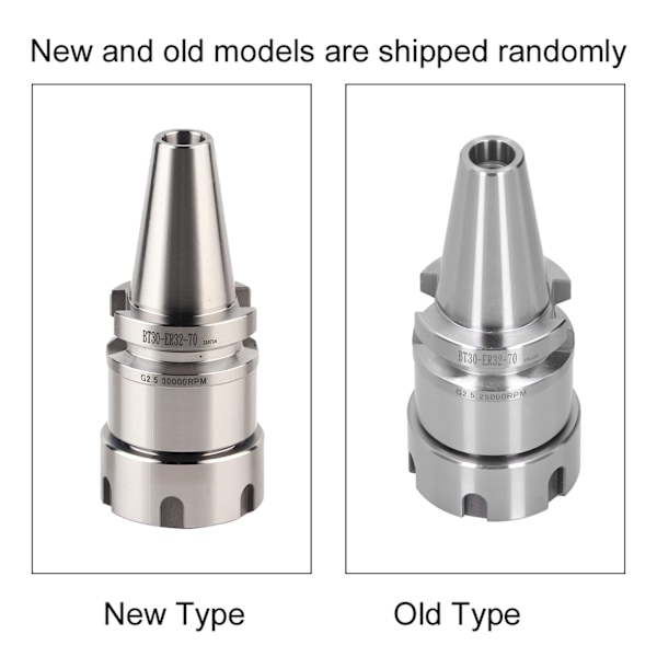 BT30‑ER32‑70 Fræsepatron med høy presisjon CNC verktøyholder Fræse Dreiebenk Tilbehør