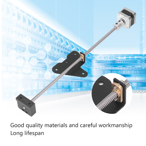 Dubbel Z-axlar Uppgraderingssats för CR10 3D-skrivare med 515mm Spindell och 4mm Motor