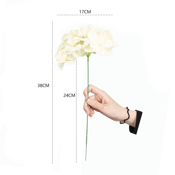 16 Buketter Konstgjorda Blommor Utomhus UV-Resistenta Falska Blommor
