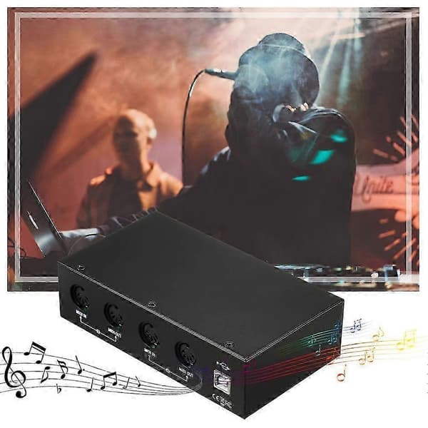 UM4x4 USB MIDI-interface 4 ind / 4 ud 64 MIDI-kanaler 4i/4o