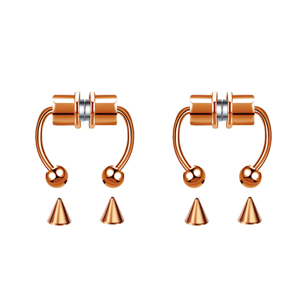 Magnetisk Septum Næsering Hestesko Falsk Næse Septum Ringe