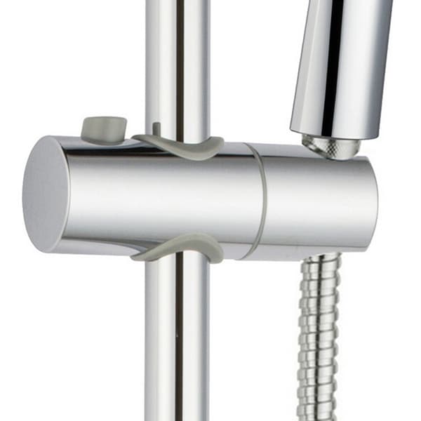 19mm ABS Krom Erstatning Dusjhode Skinne Slider Justerbar Ho