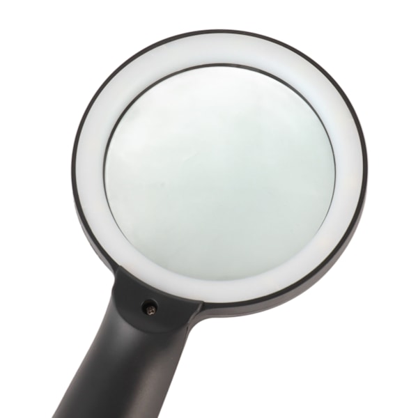 Förstoringsglas 10X Bärbar Handhållen Förstoringsglas med 12 LED-ljus för Seniorer Läsning Reparation Inspektion