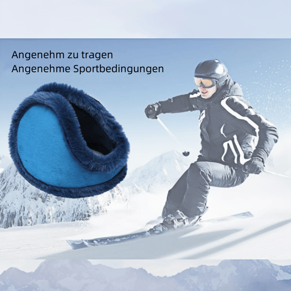 2 kpl unisex-korvaläppejä, talvikorvaläppejä, lämpökorvaläppejä navy blue